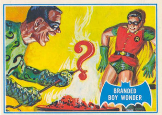 Illustration for article titled The artist behind Topps’ Mars Attacks also did some wild Batman cards